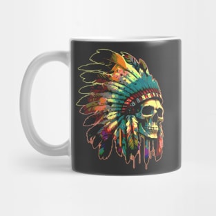 Rising from the Ashes - Feathered Dream Skull Mug